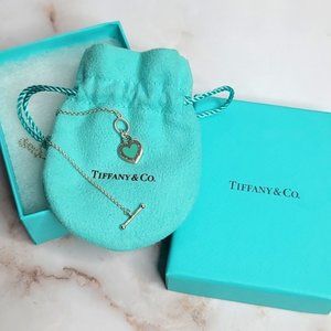TIFFANY Sterling Silver Enamel Return to Tiffany Love Heart Tag Toggle Bracelet